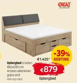 BE-Okay Opbergbed aanbieding