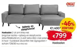 BE-Okay Hoeksalon aanbieding