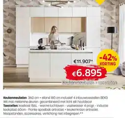 BE-Okay Keukenmeubelen + Toestellen aanbieding