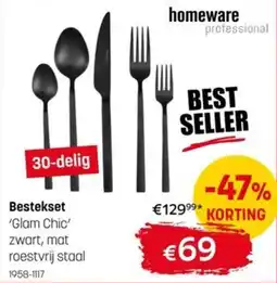 BE-Okay Bestekset Glam Chic aanbieding