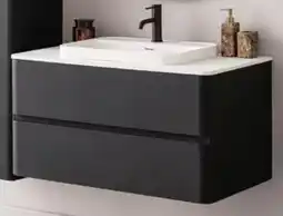 Zelfbouwmarkt Wastafelkast soft-close en greeploos aanbieding