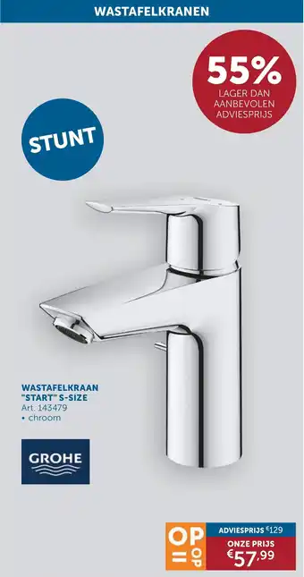 Wastafelkraan "start" s-size