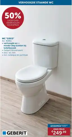 Zelfbouwmarkt Geberit WC Coco aanbieding