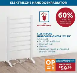Zelfbouwmarkt Elektrische Handdoekradiator Dylan aanbieding