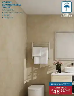 Zelfbouwmarkt Cosibel XL Wandpaneel Italia aanbieding