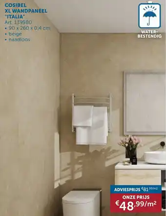Cosibel XL Wandpaneel Italia