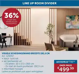 Zelfbouwmarkt Visuele Scheidingswand Breedte aanbieding