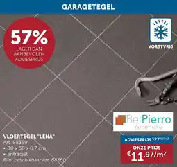 Zelfbouwmarkt Garagetegel Vloertegel Lena aanbieding