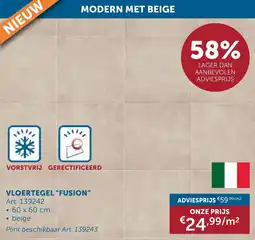Zelfbouwmarkt Modern met Beige Vloertegel Fusion aanbieding