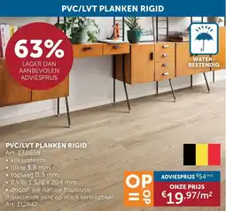 Zelfbouwmarkt PVC / LVT Planken Rigid aanbieding