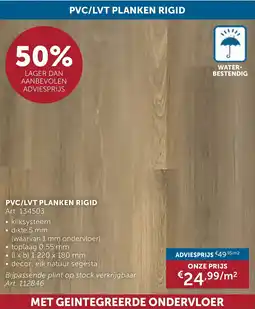 Zelfbouwmarkt PVC/LVT Planken Rigid aanbieding