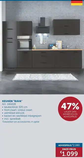 Zelfbouwmarkt Keuken Rava aanbieding