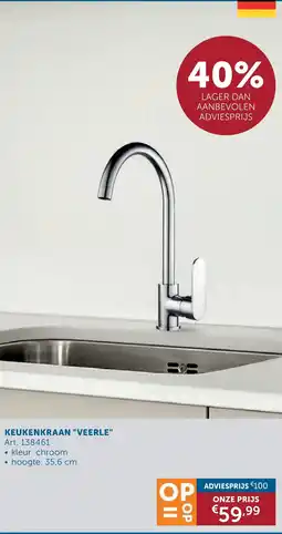 Zelfbouwmarkt Keukenkraan Veerle aanbieding