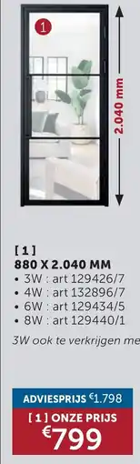 Zelfbouwmarkt Stalen deur tara aanbieding