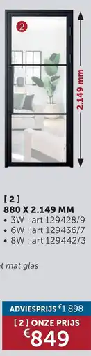 Zelfbouwmarkt Stalen deur tara aanbieding