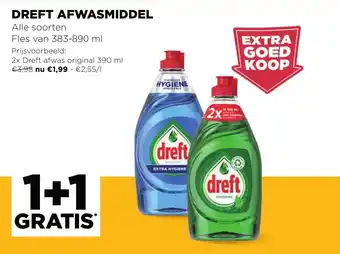 Jumbo Dreft afwasmiddel 383-890 ml aanbieding