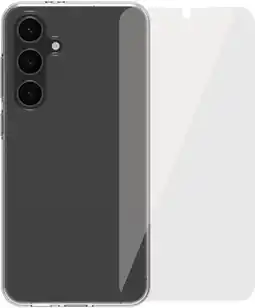 Coolblue BlueBuilt Samsung Galaxy S24 FE Back Cover Transparent + Protège-écran Verre aanbieding