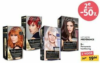 Di Permanente haarkleuring aanbieding