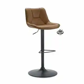 Barkruk Jiro - camel (2 stuks) - Leen Bakker