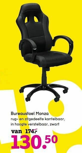 Leen Bakker Bureaustoel monza aanbieding
