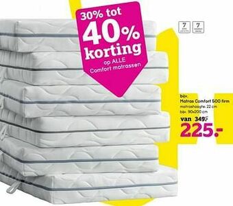 Leen Bakker Matras comfort 500 firm aanbieding
