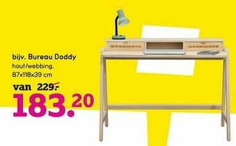 Leen Bakker Bureau doddy aanbieding