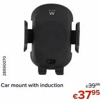 Ewent car mount with induction