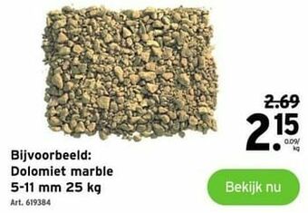 GAMMA Dolomiet marble aanbieding