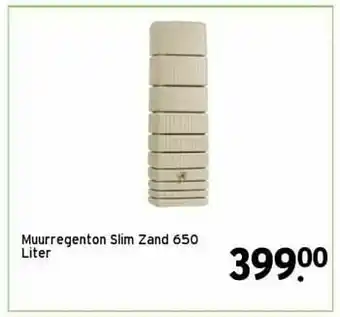 GAMMA Muurregenton slim zand aanbieding