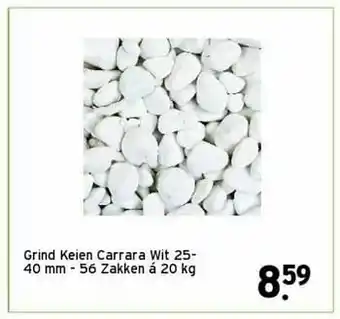 GAMMA Grind keien carrara wit aanbieding