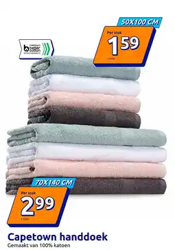 Action Capetown handdoek aanbieding