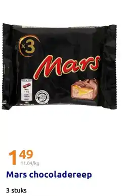 Action Mars chocoladereep aanbieding