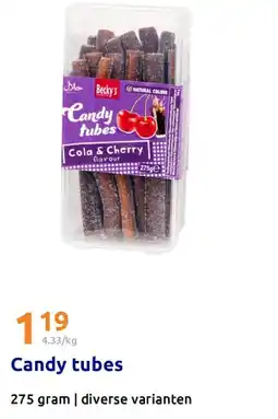 Action Candy tubes aanbieding