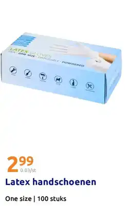 Action Latex handschoenen aanbieding