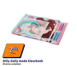 Action Dilly Dally mode kleurboek aanbieding