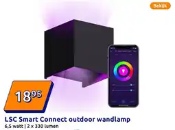 Action LSC Smart Connect outdoor wandlamp aanbieding