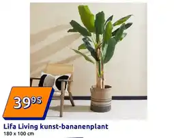Action Lifa Living kunst-bananenplant aanbieding