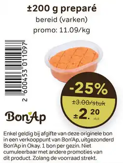 Bon Ap Preparé aanbieding