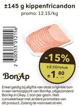 Bon Ap Kippenfricandon aanbieding