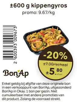 Bon Ap Kippengyros aanbieding