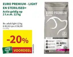 Horta Euro premium - light en sterilised+ aanbieding
