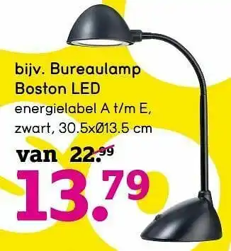 Leen Bakker Bureaulamp boston led aanbieding