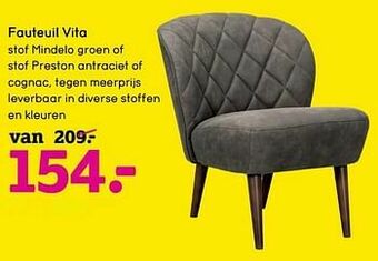 Leen Bakker Fauteuil vita aanbieding