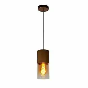 Leen Bakker Lucide hanglamp Zino - amber - Leen Bakker aanbieding