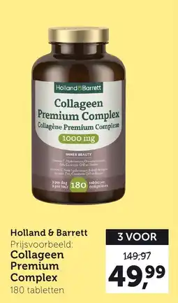 Holland & Barrett Holland & Barrett Collageen Premium Complex aanbieding