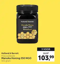 Holland & Barrett Holland & Barrett Manuka Honing 250 MGO aanbieding