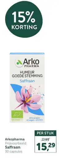 Holland & Barrett Arkopharma Saffraan aanbieding