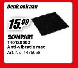 MediaMarkt 140120002 Anti-vibratie mat aanbieding