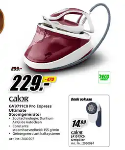MediaMarkt GV9711C0 Pro Express Ultimate Stoomgenerator aanbieding