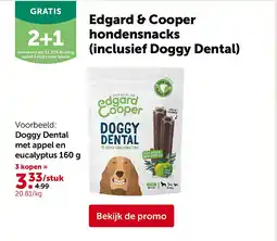 AVEVE Edgard & Cooper hondensnacks (inclusief Doggy Dental) aanbieding